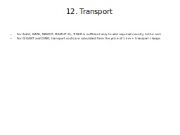 12. Transport 