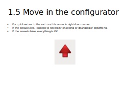 1.5 Move in the configurator